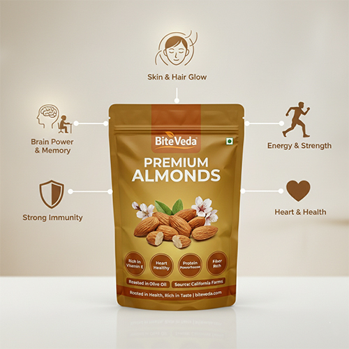 Bite Veda Natural Raw Almonds
