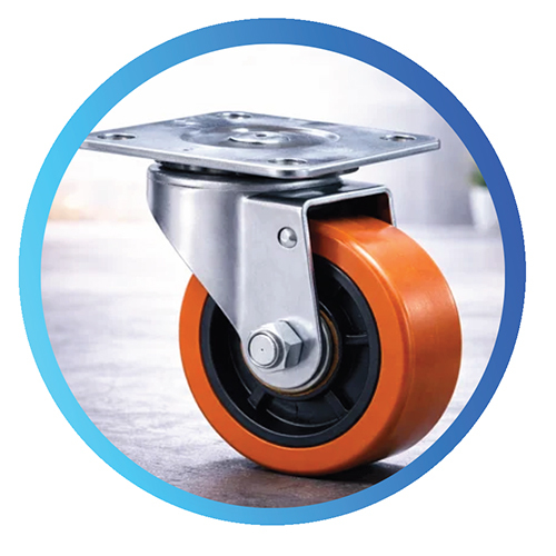 9017 Plate Type Wheel Material Pvc