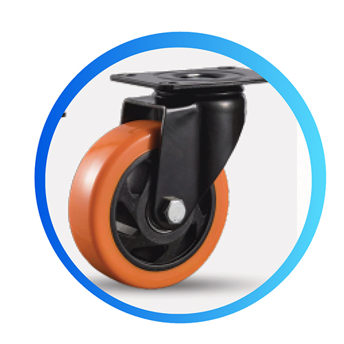 9017 Black Wheel Material Pvc