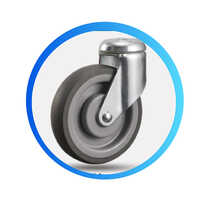 Shopping Cart Castors Wheel Material Pu