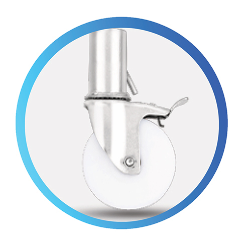 Scaffolding Castor (Pipe) Wheel Material PP