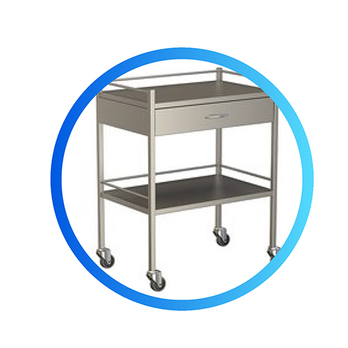 SS Body Medicine Trolley