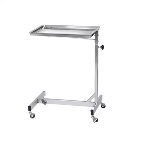 SS Fixed Tray Mayo Trolley