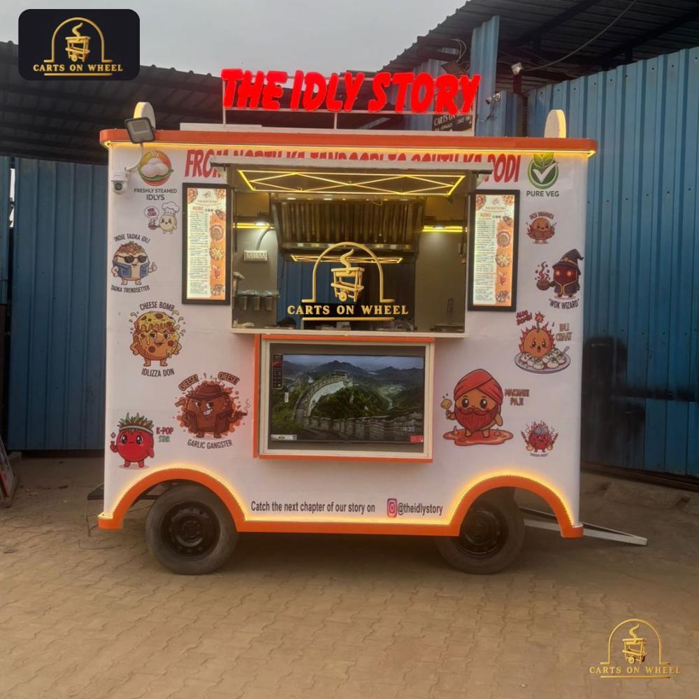 The Idli Story Kiosk Cart by Carts on Wheel
