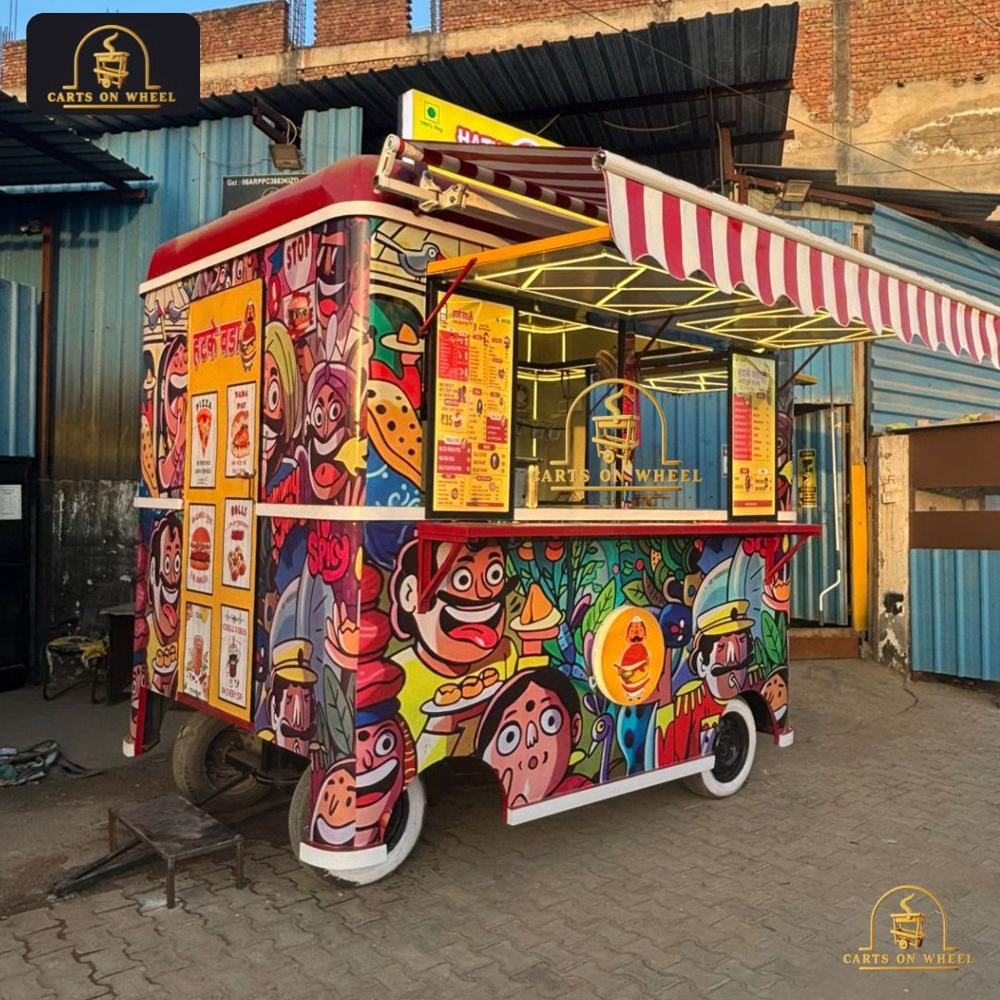  Hatke Vada Push Cart by Carts on Wheel