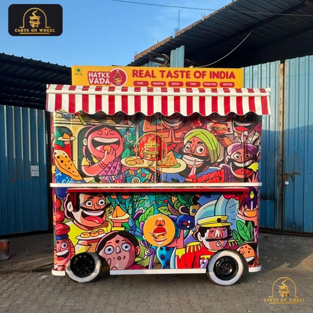  Hatke Vada Push Cart by Carts on Wheel