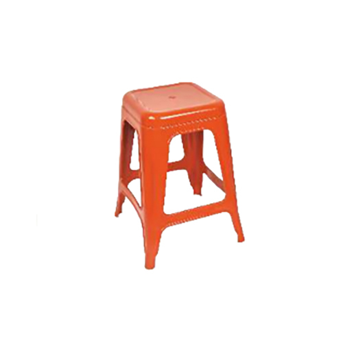Red Color Plastic Stool - Brand Name: Generic / Customizable
