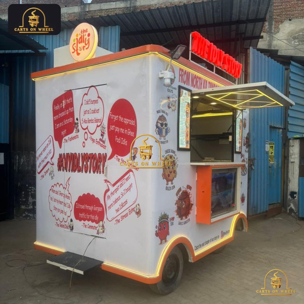 The Idli Story Kiosk Cart by Carts on Wheel