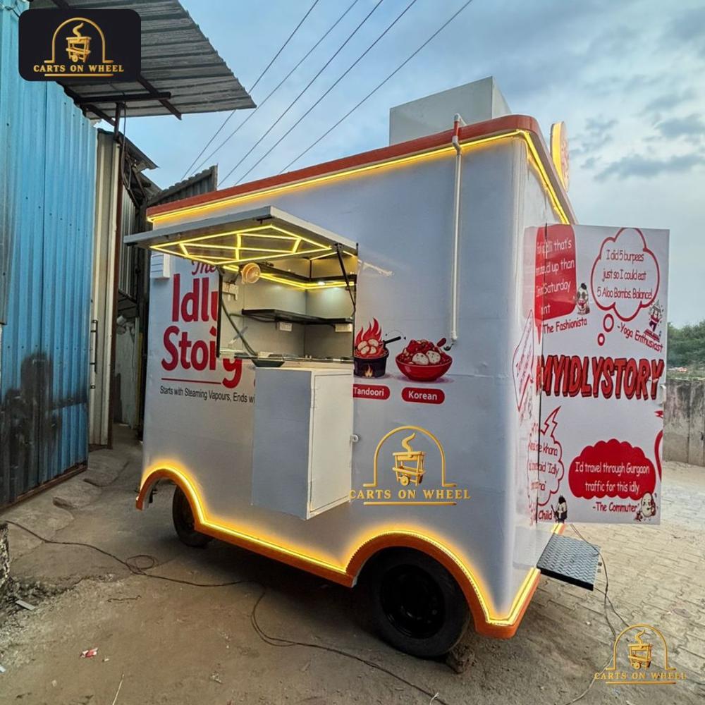 The Idli Story Kiosk Cart by Carts on Wheel