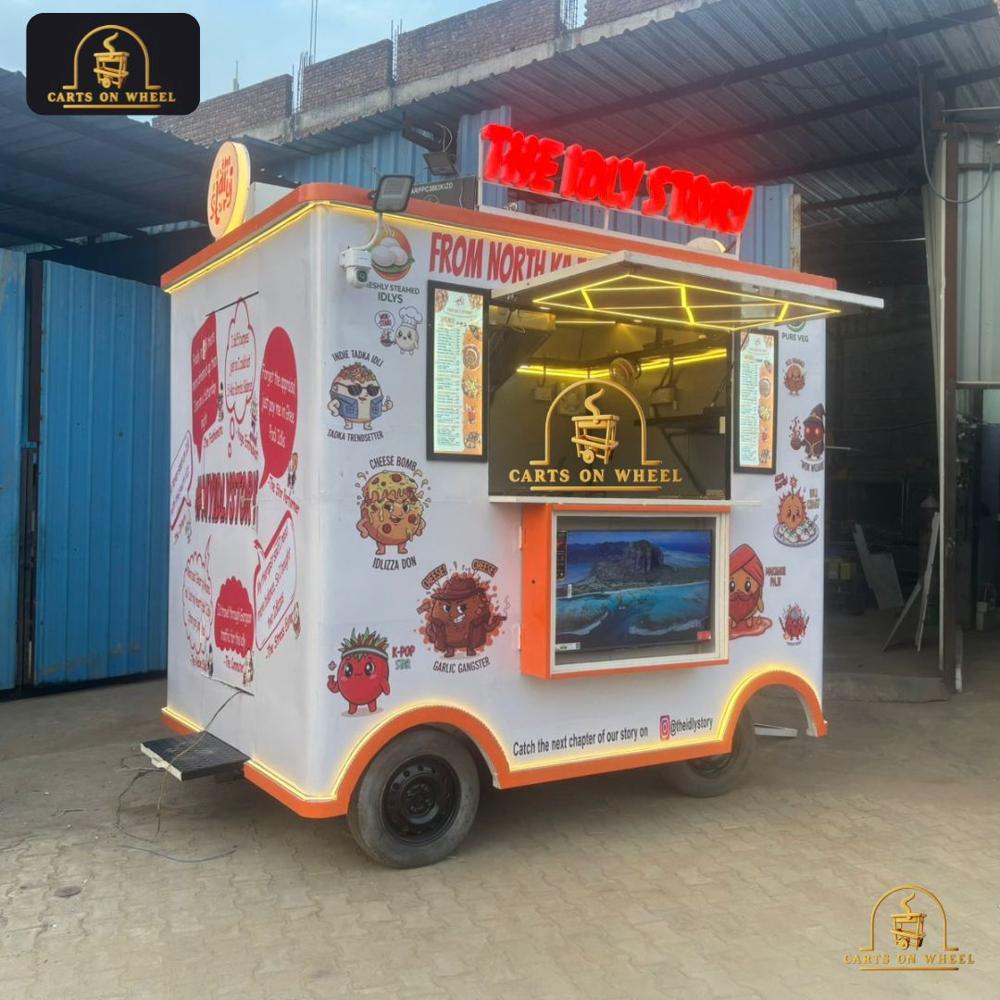 The Idli Story Kiosk Cart by Carts on Wheel