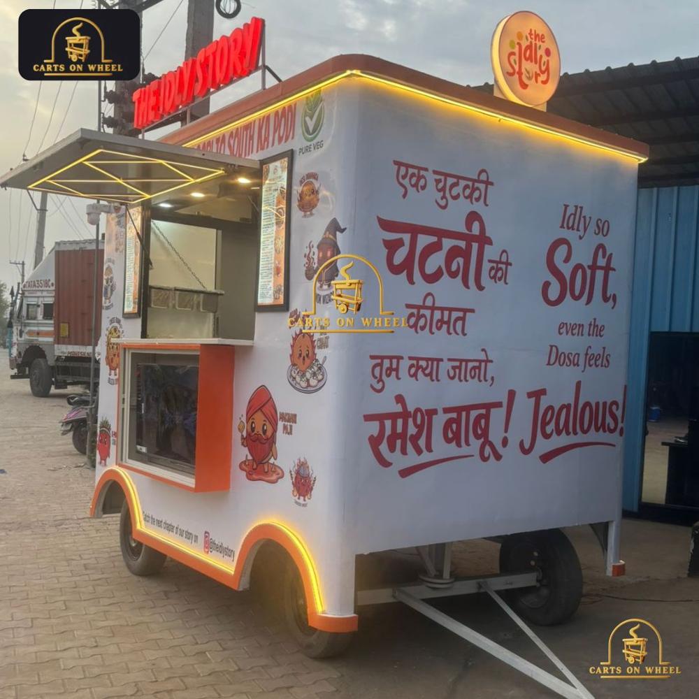 The Idli Story Kiosk Cart by Carts on Wheel