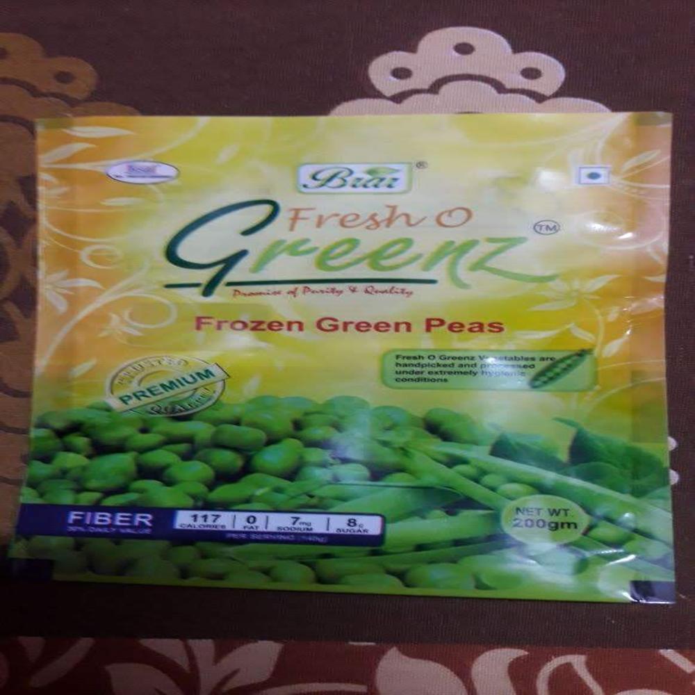 Pet Green Peas Pouch - Color: Green/transparent With Artwork