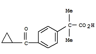 4-(Cyclopropylcarbonyl)-Alpha,Alpha-Dimethylbenzeneacetic Acid - Cas No: 3184-35-8
