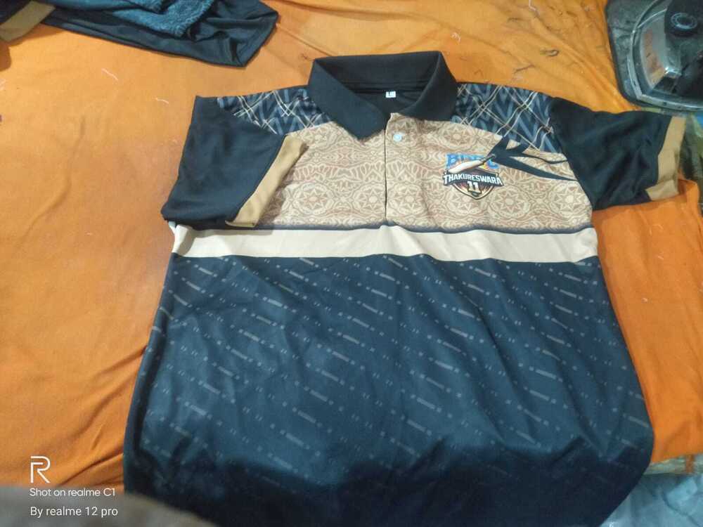 Mens Customized Collar T-Shirt