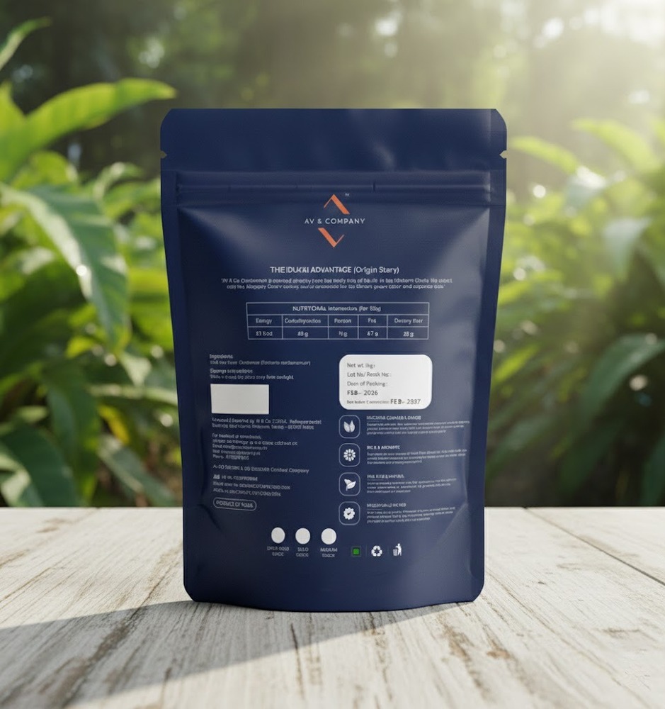 Cardamom 1kg Standup Pouch with Zipper