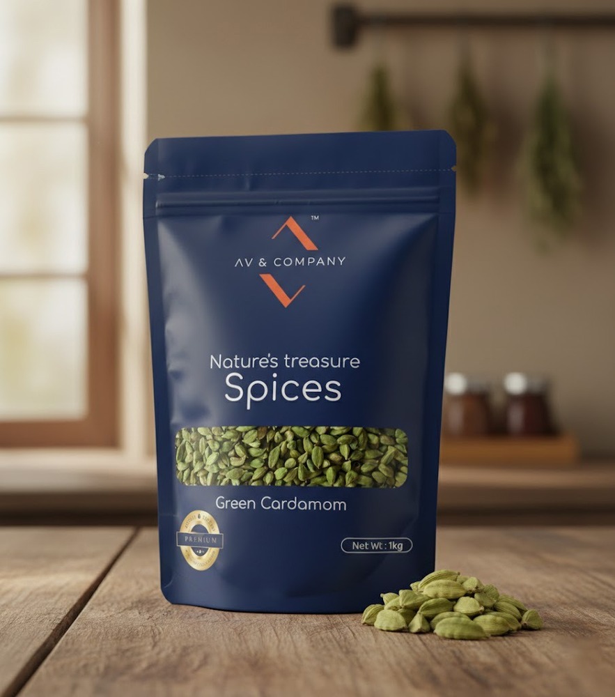 Cardamom 1kg Standup Pouch with Zipper