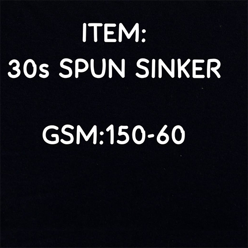 30s Spun Sinker