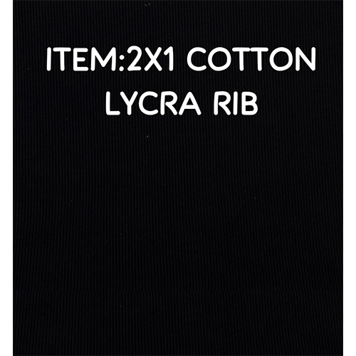 Cotton Lycra Rib