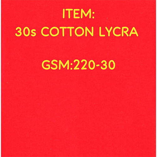 30s Cotton Lycra