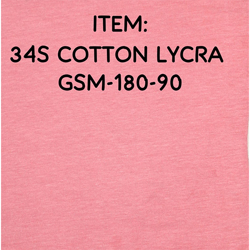 34s Cotton Lycra