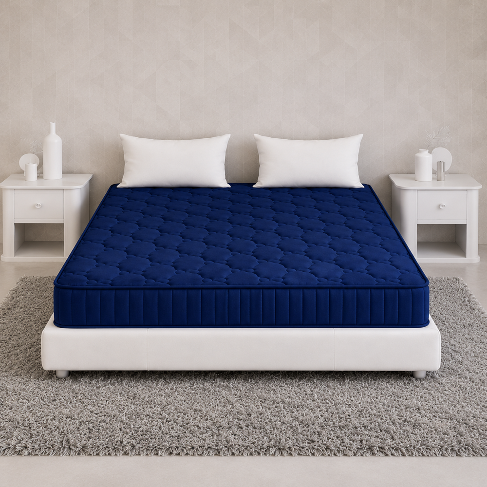 Softy Hd Mattresses - Color: Blue & White
