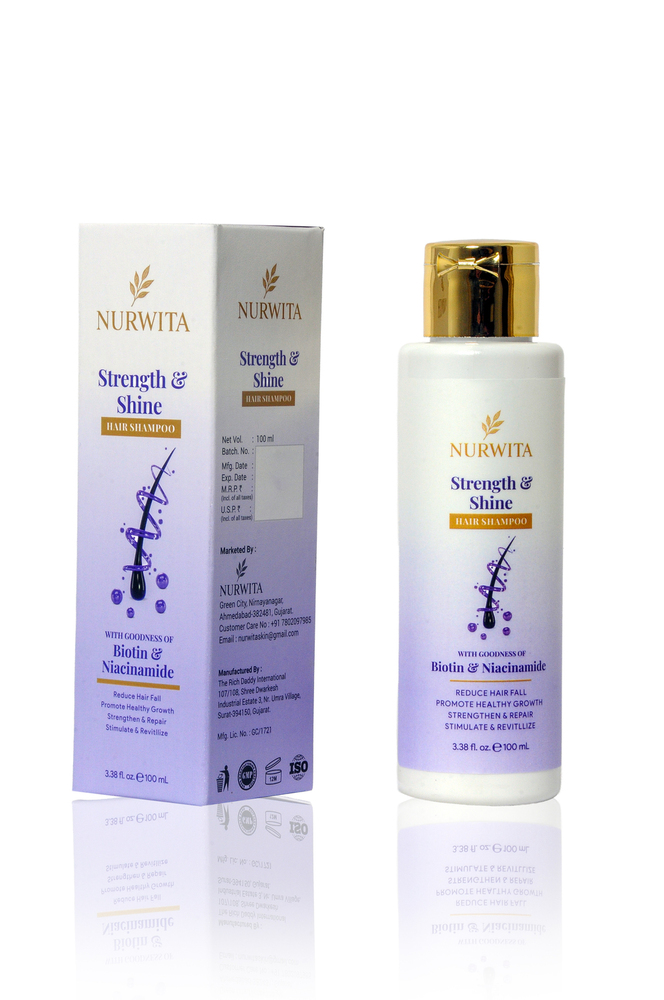 Strength And Shine Biotin And Niacinamide Hair Shampoo