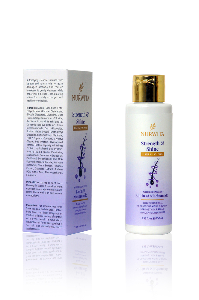 Strength And Shine Biotin And Niacinamide Hair Shampoo