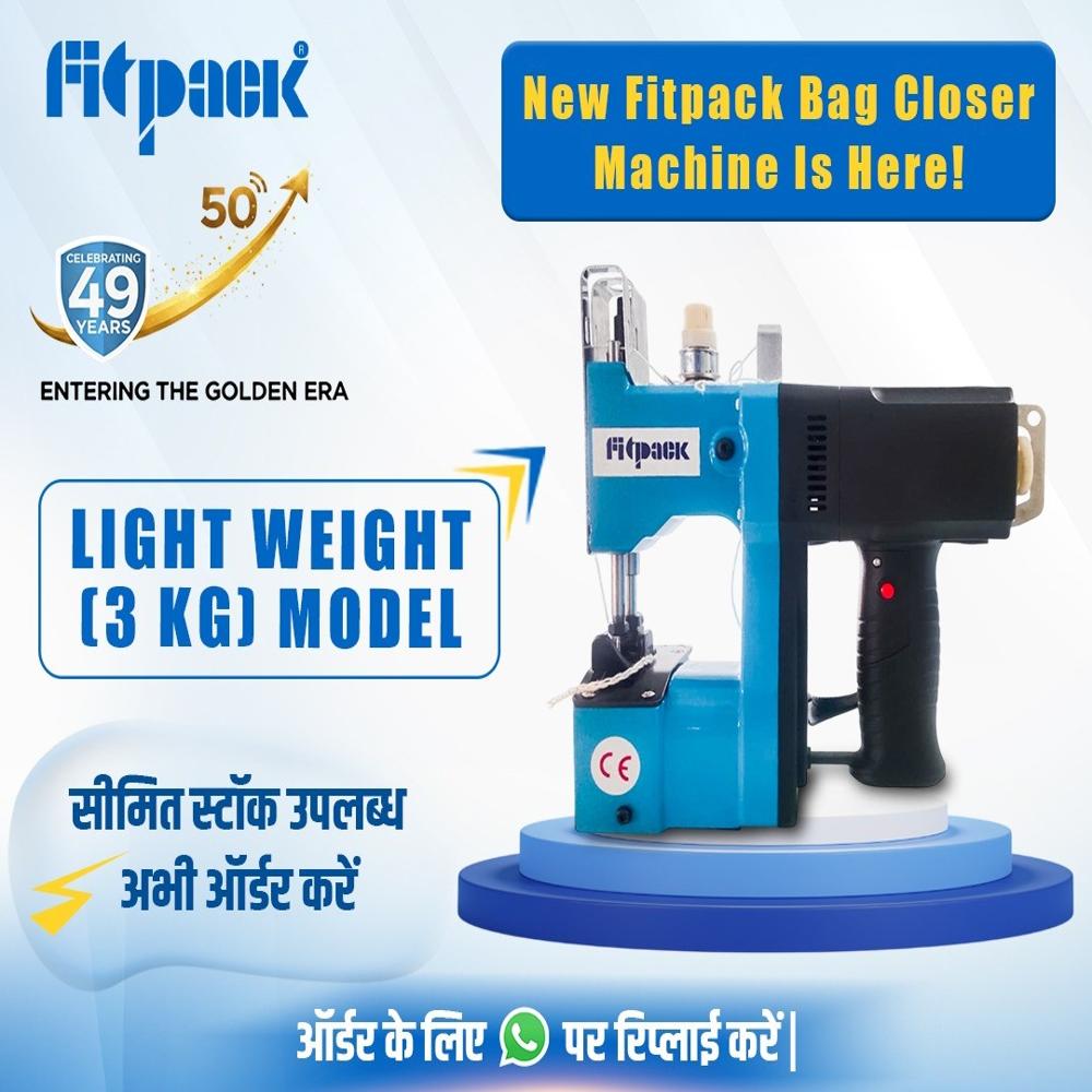 Light Weight Portable Bag Closer Machine