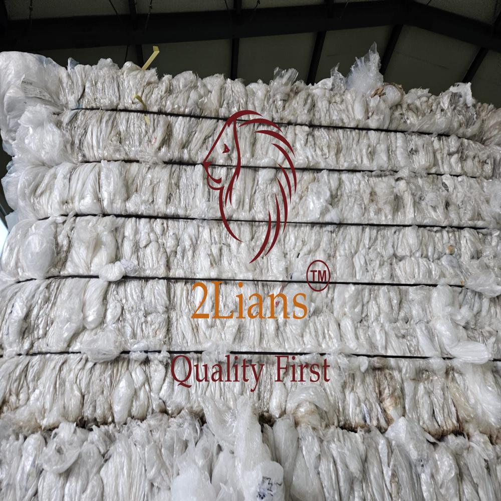 HDPE/LLDPE/LDPE Mixed film on bales Natural color