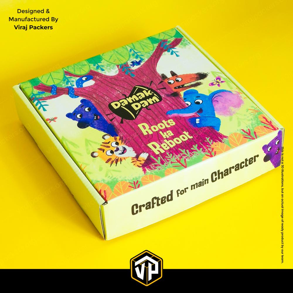 Kids Wear Packaging Box with Inside Printing 3 Ply Corrugated Mailer Box