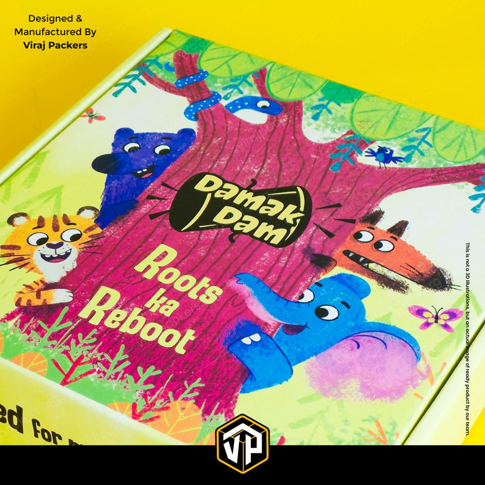 Kids Wear Packaging Box with Inside Printing 3 Ply Corrugated Mailer Box