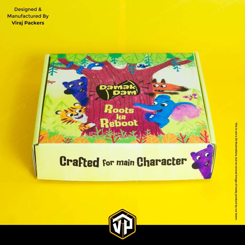 Kids Wear Packaging Box with Inside Printing 3 Ply Corrugated Mailer Box