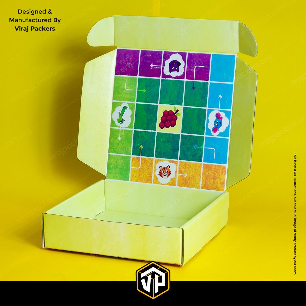 Kids Wear Packaging Box with Inside Printing 3 Ply Corrugated Mailer Box