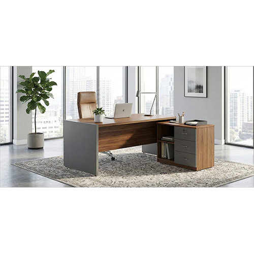 Work Station - Color: Light Maple & Grey