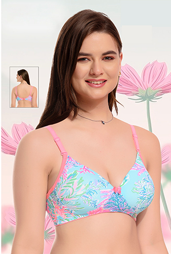 Cup B Moulded Foam TP Padded Nylon Lycra Bra