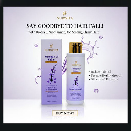 Strength And Shine Biotin And Niacinamide Hair Shampoo