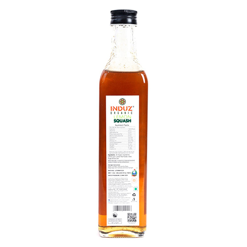 500 ML Organic Lemon Squash