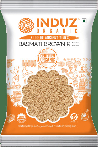 500 GM Organic Basmati Brown Rice