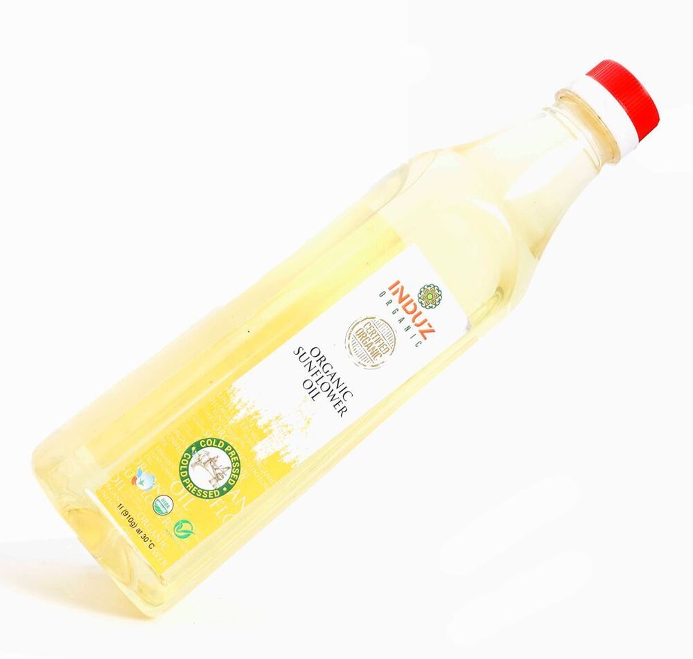 1 Ltr Organic Cold Pressed Sunflower Oil
