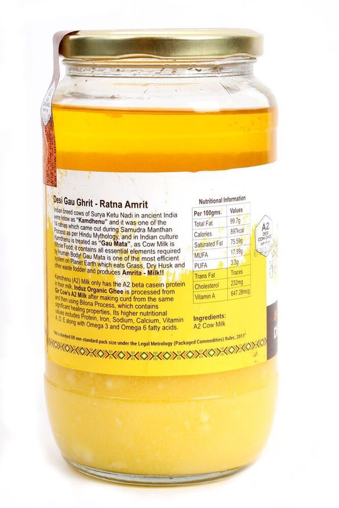 1 Ltr Organic Desi Gau Ghrit