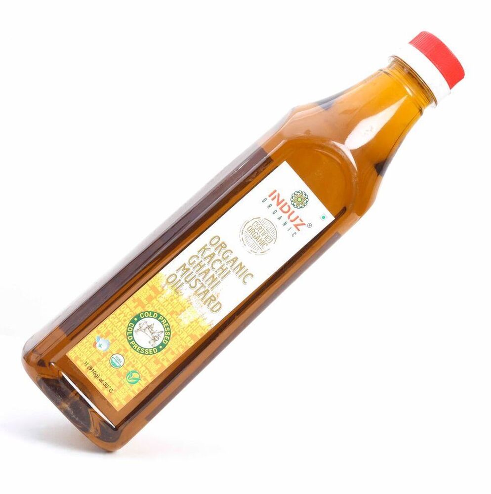 1 Ltr Organic Cold-Pressed Black Mustard Oil