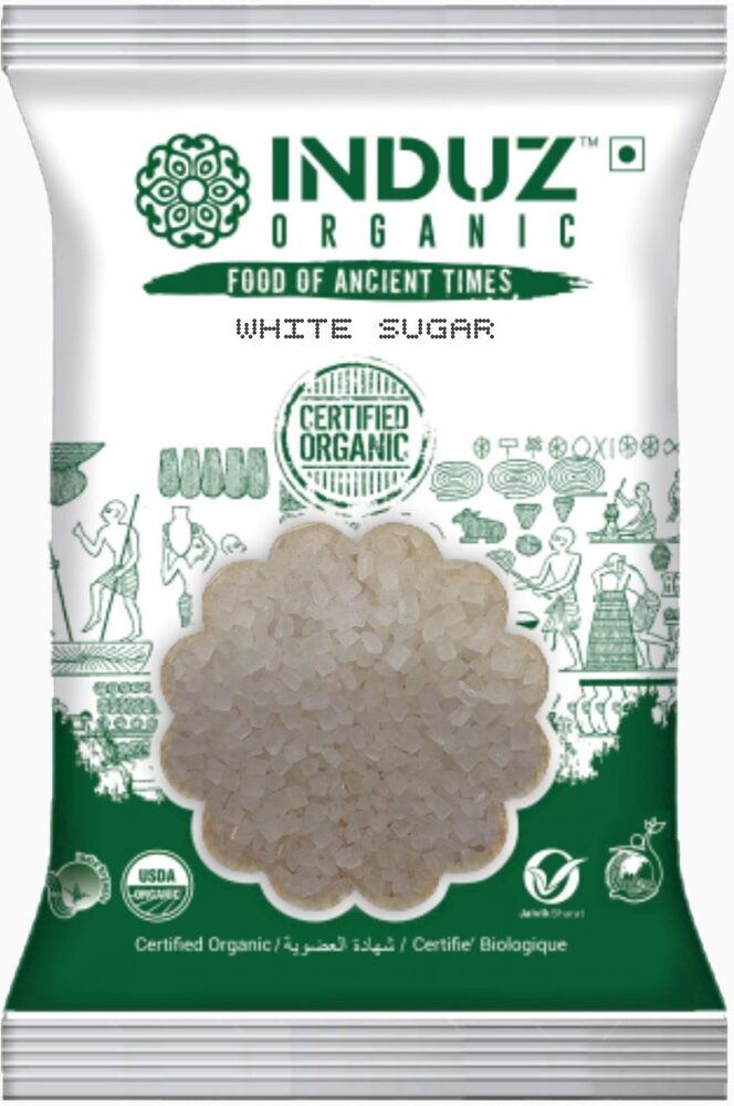 500 GM Organic White Sugar Crystal