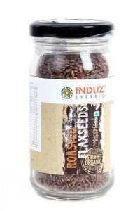 100 Gm Organic Roasted Flax Seeds