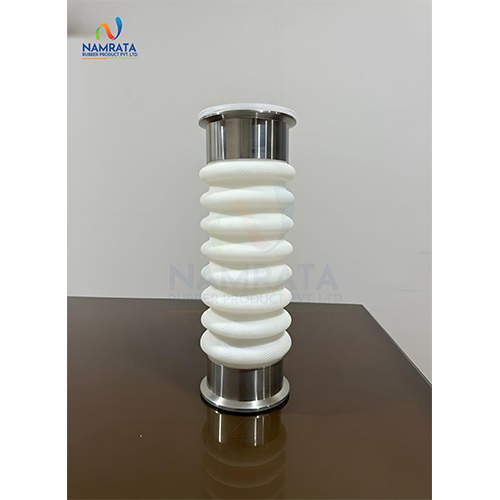 Silicone rubber bellow with TC and fabric reinforcement