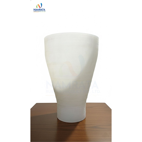 Silicone transparent rubber conical sleeve