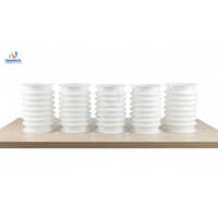 Silicone Milky white moulded bellow