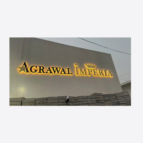 Acrylic Metal Sign Board