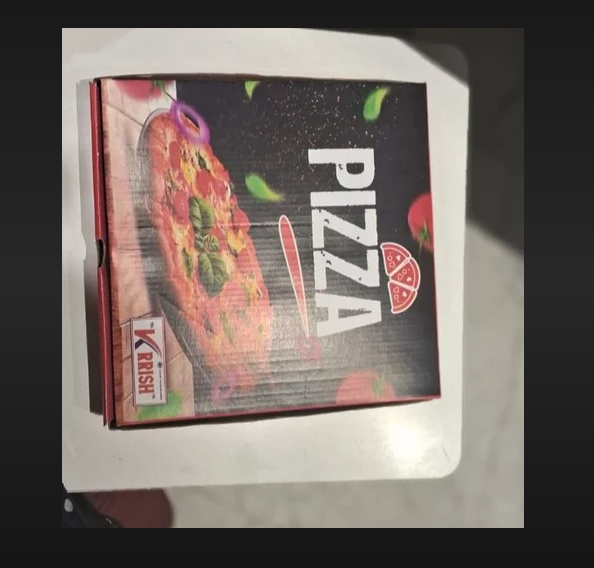 Pizza Box Small - Cardboard Material, 8-inch Size | Compact Design, Ideal For Personal Pizzas And Takeout, Eco-friendly Option