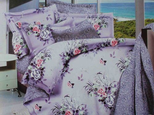 डिज़ाइनर प्रिंटेड बेडशीट