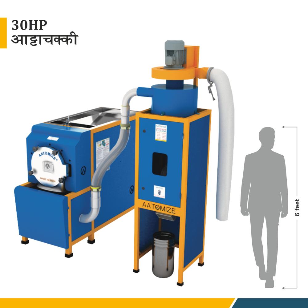 500kg Flour Mill Machine - Color: Blue